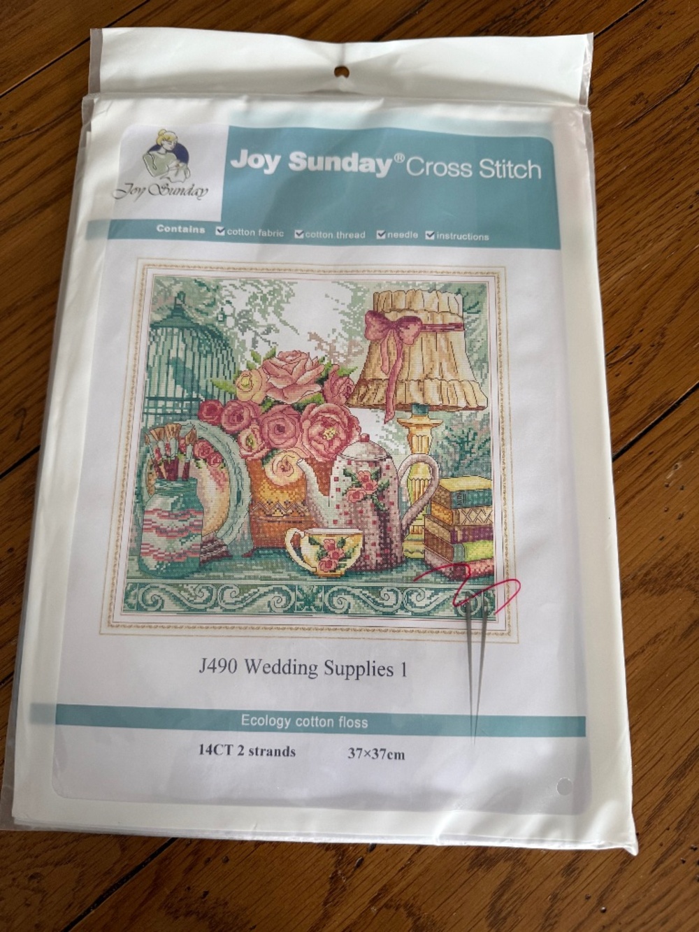 Wedding Supplies J490 14 Count Aida Joy Sunday Cross Stitching Kit New